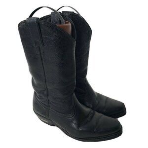Harley Davidson Leather Boots Oil Resistant Moto Cowboy Biker Mens 10